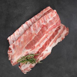 Varkens - spareribs dik bevleesd (rauw)