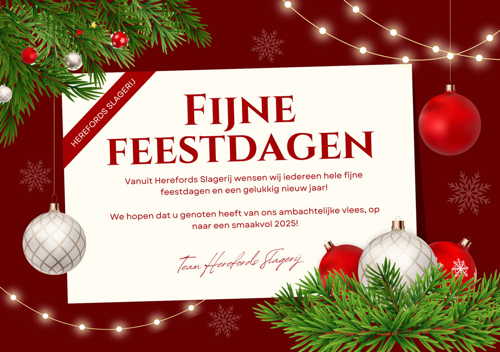 Kerstwens Slagerij Herefords